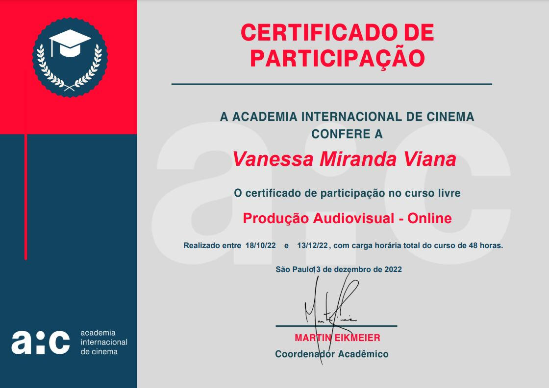 Certificado [AIC]